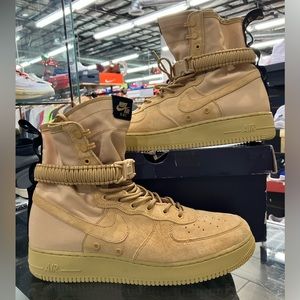 NEW Nike SF Air Force 1 High RARE Club Gold Size 13
